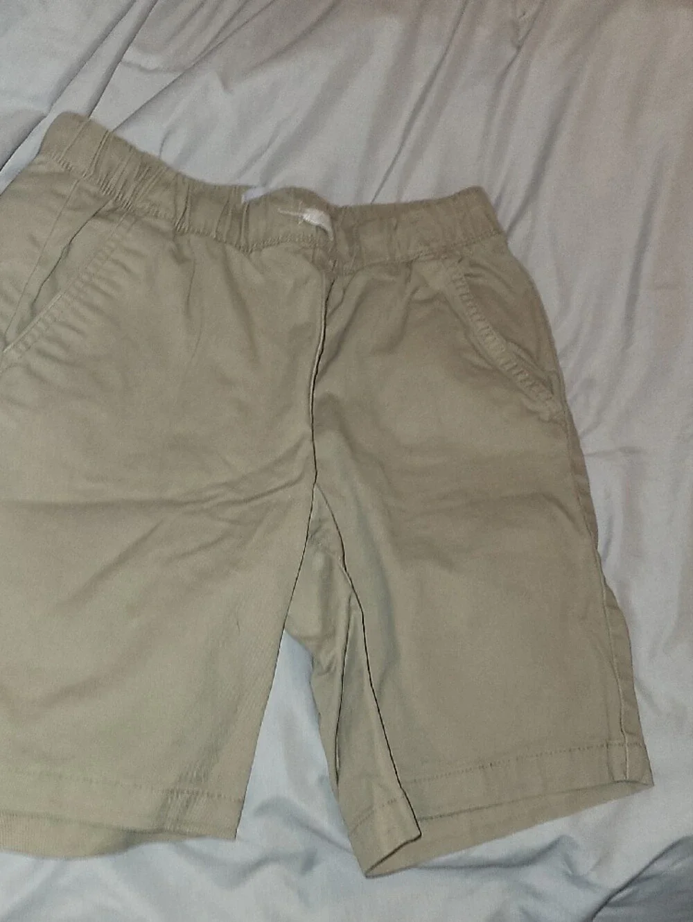 Old Navy Boys Tan Elastic-Waist Chinos